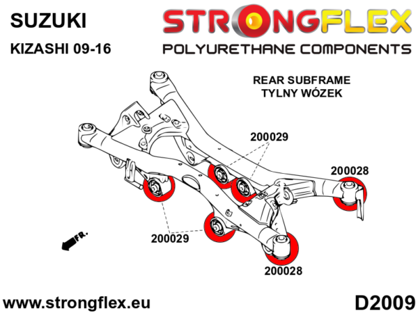 Rear diff mount bush SPORT