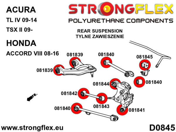 Rear suspension bush SPORT