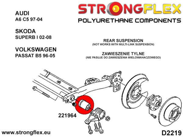 Full suspension bush kit SPORT