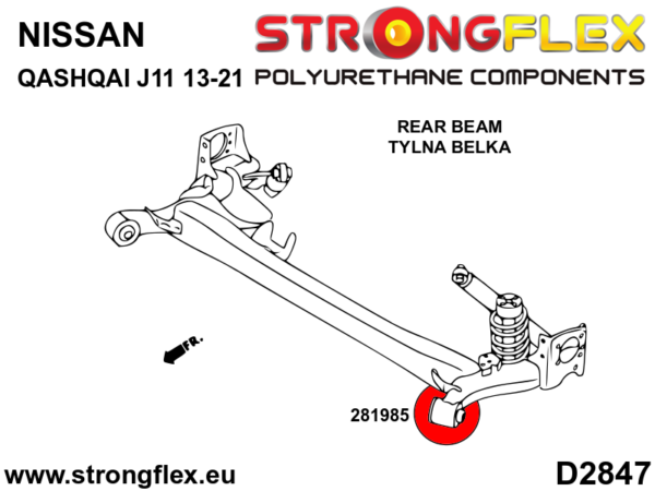 Rear beam bush SPORT