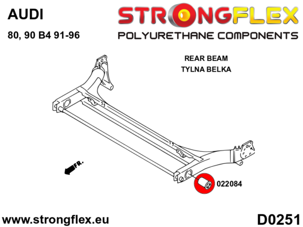 Rear beam bush SPORT