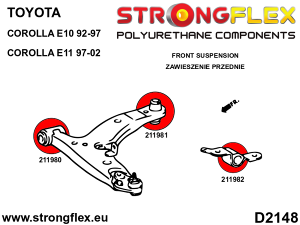 Full suspension bush kit SPORT