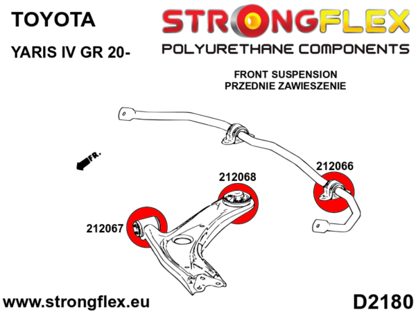 Front anti roll bar bush SPORT