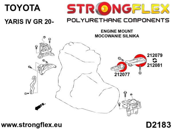 Gearbox mount insert SPORT