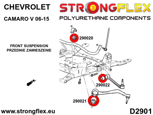 Front lower wishbone bush – rear SPORT