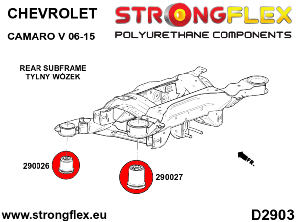 Rear subframe - front bush SPORT