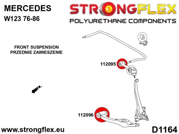 Front lower arm bush SPORT