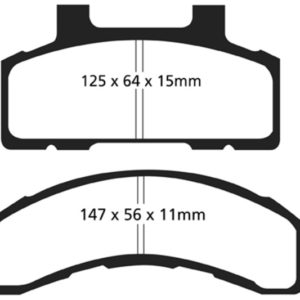 ebcDP41240R: EBC Yellowstuff Brake Pad Sets