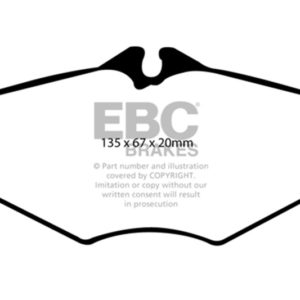 ebcDP31488C: EBC Redstuff Brake Pad Sets