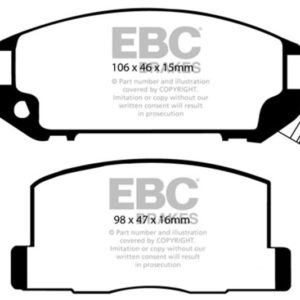 ebcDP4602R: EBC Yellowstuff Brake Pad Sets