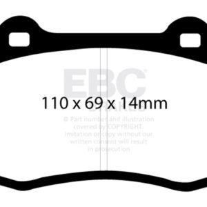 ebcDP41140R: EBC Yellowstuff Brake Pad Sets