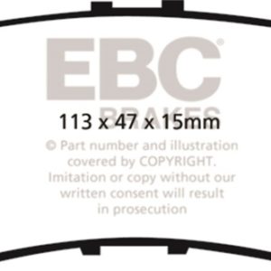 ebcDP41744R: EBC Yellowstuff Brake Pad Sets