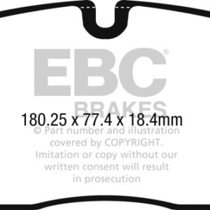 ebcDP42253R: EBC Yellowstuff Brake Pad Sets