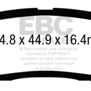 ebcDP43012R: EBC Yellowstuff Brake Pad Sets