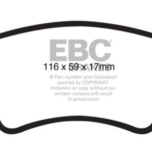 ebcDP21988: EBC Greenstuff Brake Pad Sets