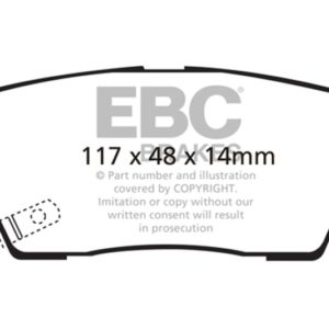 ebcDP31806C: EBC Redstuff Brake Pad Sets