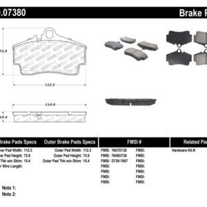 sto309.07380: ST Sport Brake Pads