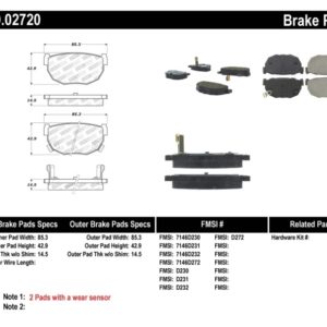 sto309.02720: ST Sport Brake Pads