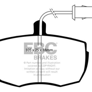 ebcDP6622: EBC Greenstuff Brake Pad Sets