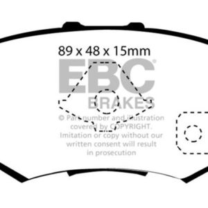 ebcDP41193/2R: EBC Yellowstuff Brake Pad Sets
