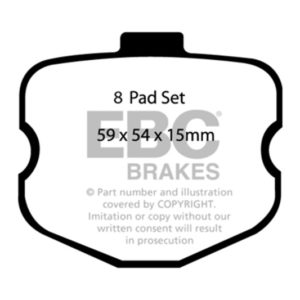 ebcDP31771/2C: EBC Redstuff Brake Pad Sets