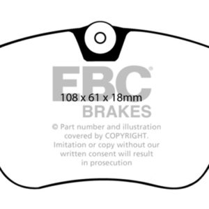 ebcDP2577: EBC Greenstuff Brake Pad Sets