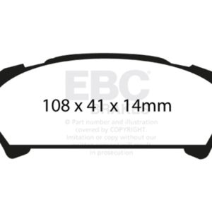 ebcDP41293R: EBC Yellowstuff Brake Pad Sets