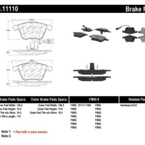 sto309.11110: ST Sport Brake Pads