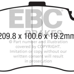 ebcDP42370R: EBC Yellowstuff Brake Pad Sets