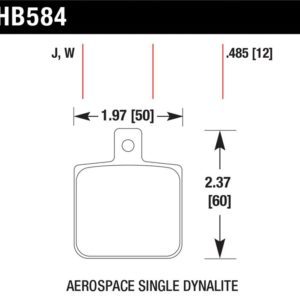 HB584W.485: HAWK DTC-30 Brake Pad Sets