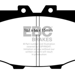 ebcDP4380R: EBC Yellowstuff Brake Pad Sets