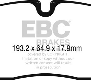 ebcDP42251R: EBC Yellowstuff Brake Pad Sets