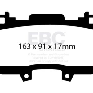 ebcDP43042R: EBC Yellowstuff Brake Pad Sets