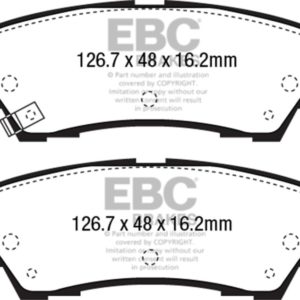 ebcDP33043C: EBC Redstuff Brake Pad Sets