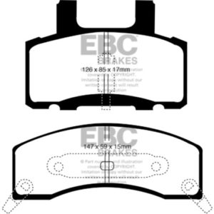 ebcDP61274: EBC Greenstuff Brake Pad Sets