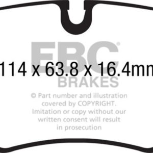 ebcDP32192C: EBC Redstuff Brake Pad Sets
