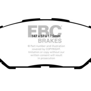 ebcDP61792: EBC Greenstuff Brake Pad Sets
