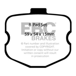 ebcDP31771/4C: EBC Redstuff Brake Pad Sets