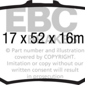 ebcDP41887R: EBC Yellowstuff Brake Pad Sets