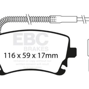ebcDP21470: EBC Greenstuff Brake Pad Sets