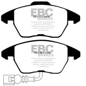 ebcDP31945C: EBC Redstuff Brake Pad Sets