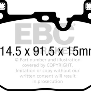 ebcDP42393R: EBC Yellowstuff Brake Pad Sets