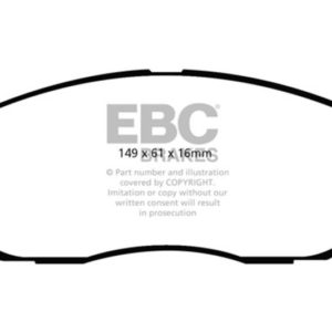 ebcDP41725R: EBC Yellowstuff Brake Pad Sets