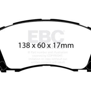 ebcDP41134R: EBC Yellowstuff Brake Pad Sets