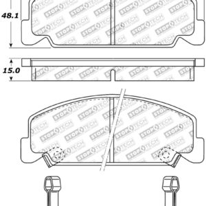 sto308.02730: ST Street Brake Pads