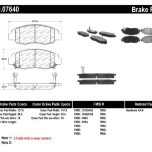 sto309.07640: ST Sport Brake Pads