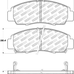 sto305.07870: ST Street Brake Pads