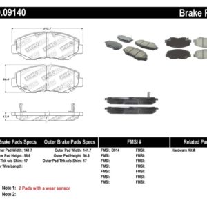 sto309.09140: ST Sport Brake Pads