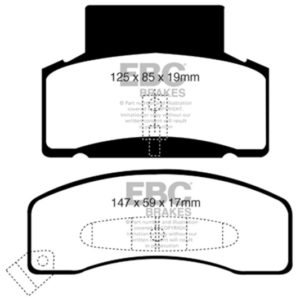 ebcDP41268R: EBC Yellowstuff Brake Pad Sets