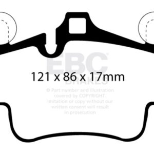 ebcDP32029C: EBC Redstuff Brake Pad Sets